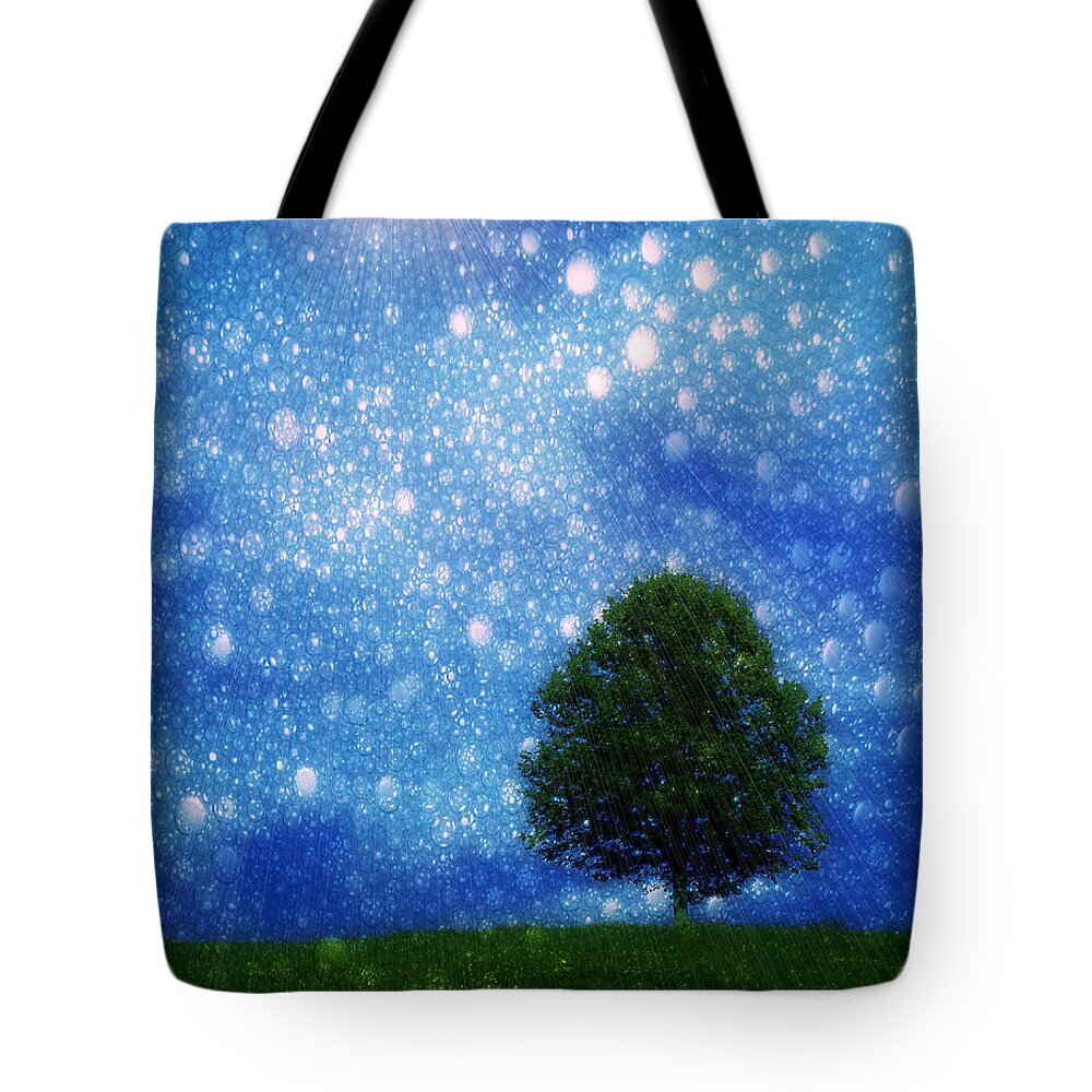 Landscape Tote Bag featuring the photograph Heaven And Earth by Rory Siegel