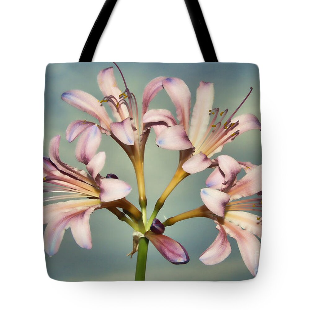 Surprise Lily Tote Bag featuring the photograph Heavenly Lilies by Elizabeth Winter