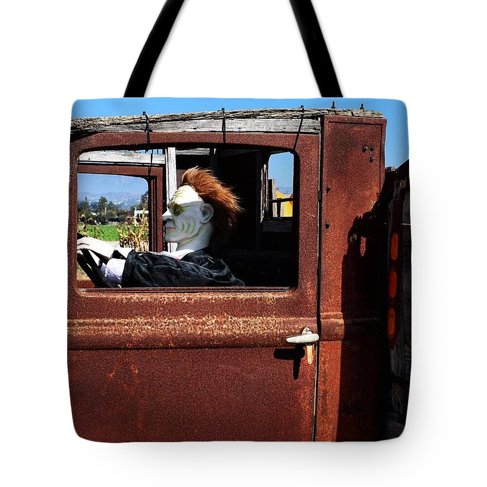 Farming Tote Bag featuring the photograph Hell Bent to Market by Michael Gordon