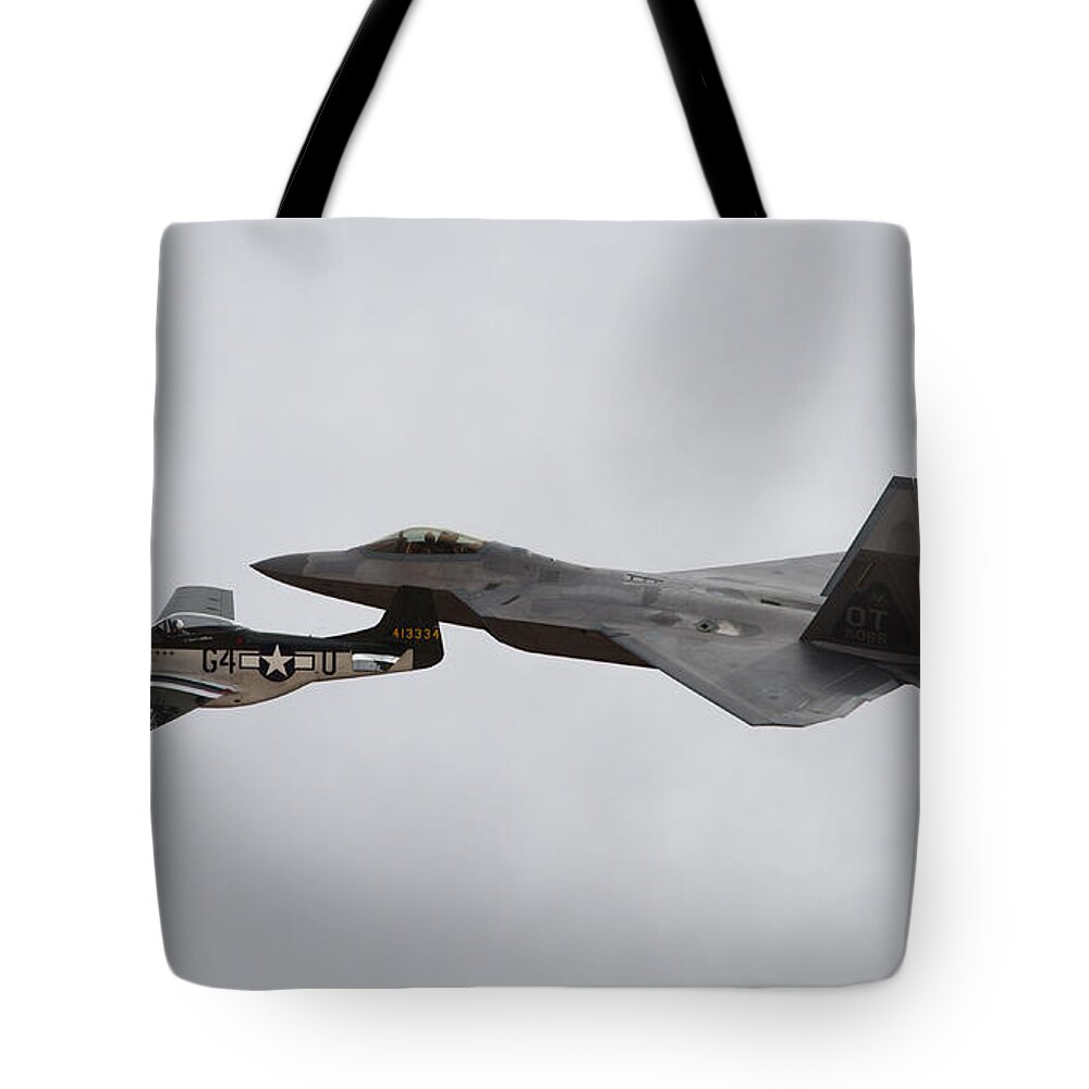 Heritage Tote Bag featuring the photograph Heritage Flight 2 by John Daly