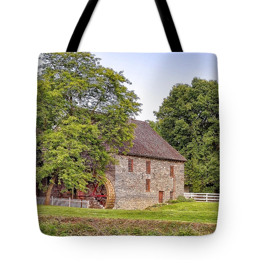 Fine Art Tote Bag featuring the photograph Herr's Mill by Jim Thompson