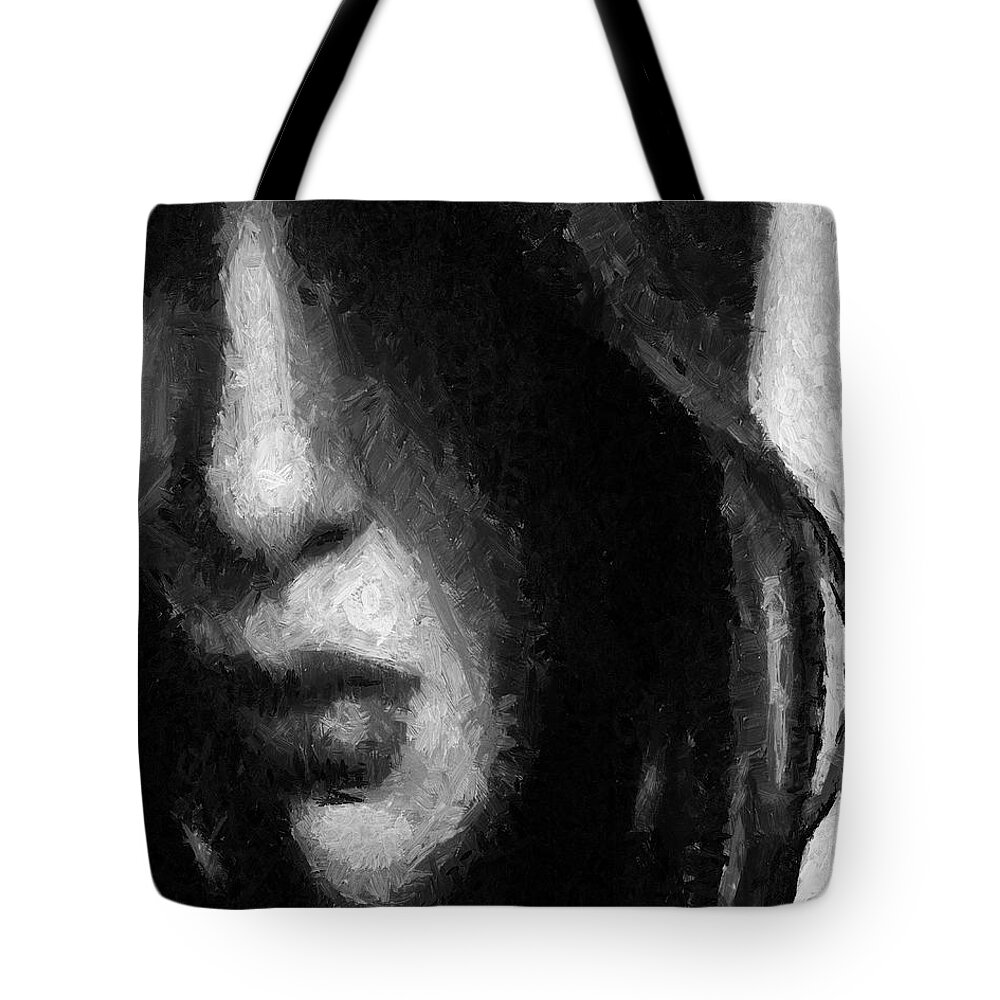 Midnight Streets Tote Bag featuring the painting Hidden Away by Joe Misrasi