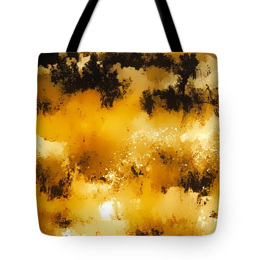 Digital Clone Painting Tote Bag featuring the digital art High Desert by Tim Richards