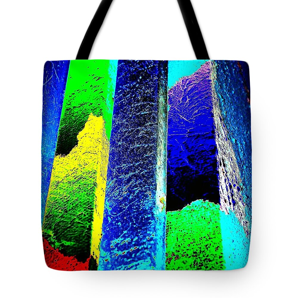 Higher Tote Bag featuring the painting Higher by Jacqueline McReynolds
