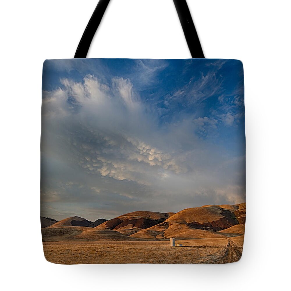California Tote Bag featuring the photograph Hills and Sky by Beth Sargent