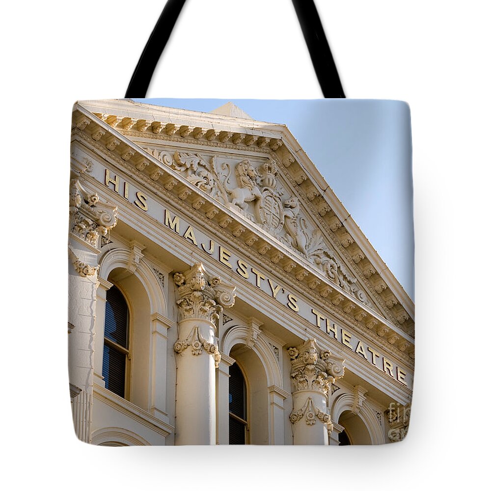 Australia Tote Bag featuring the photograph His Majesty's Theatre 01 by Rick Piper Photography