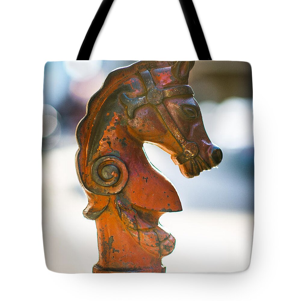 New Orleans Tote Bag featuring the photograph Hitching Post by David Downs