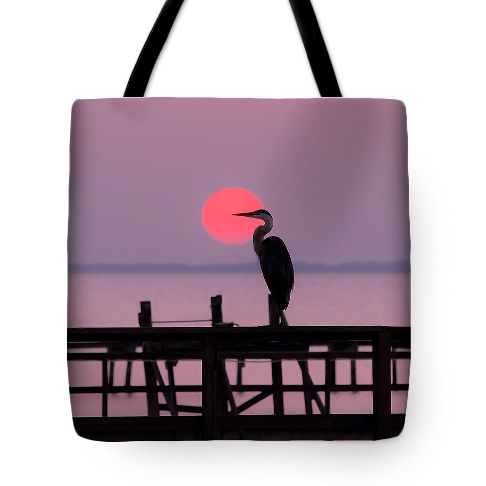 Sunset Tote Bag featuring the photograph Hold Still by Maria Nesbit