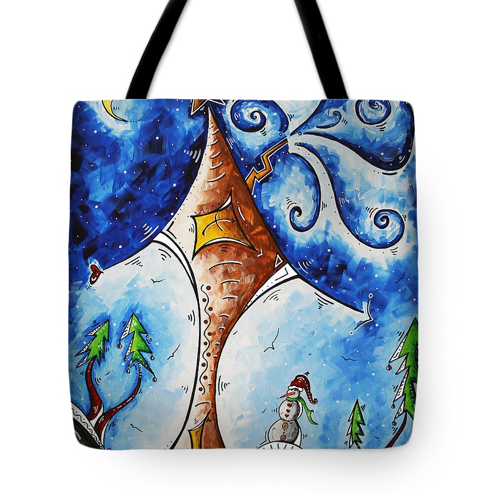 Wall Tote Bag featuring the painting Home Sweet Home by Megan Aroon
