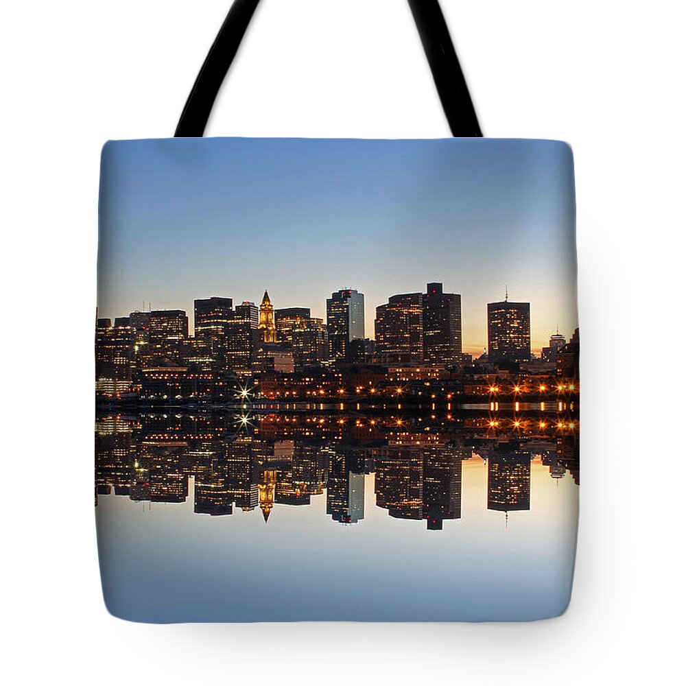Boston Tote Bag featuring the photograph Hometown by Juergen Roth