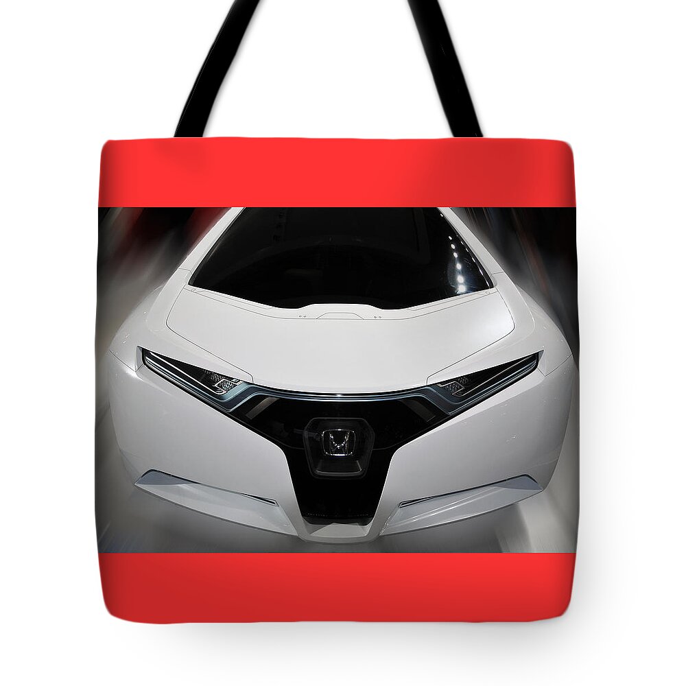 Honda Tote Bag featuring the photograph Honda FC sport by Dragan Kudjerski