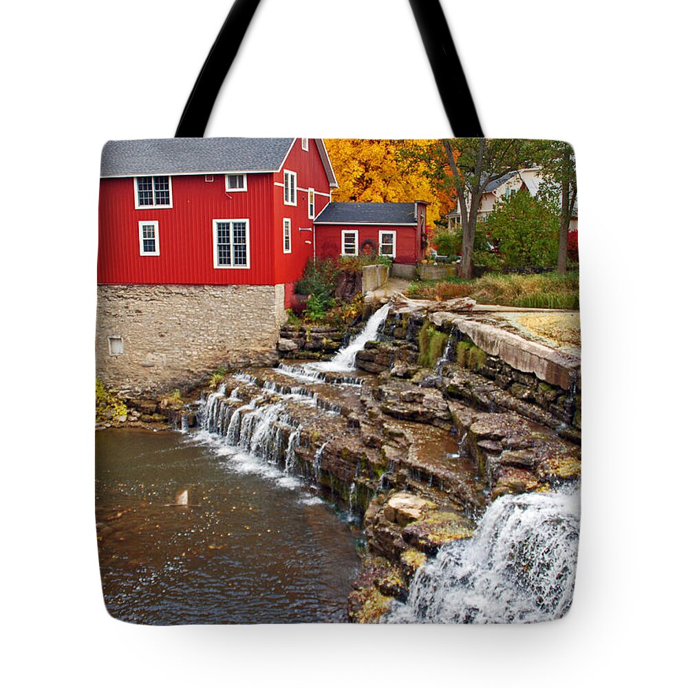 Honeoye Falls Tote Bag featuring the photograph Honeoye Falls 1 by Aimee L Maher ALM GALLERY