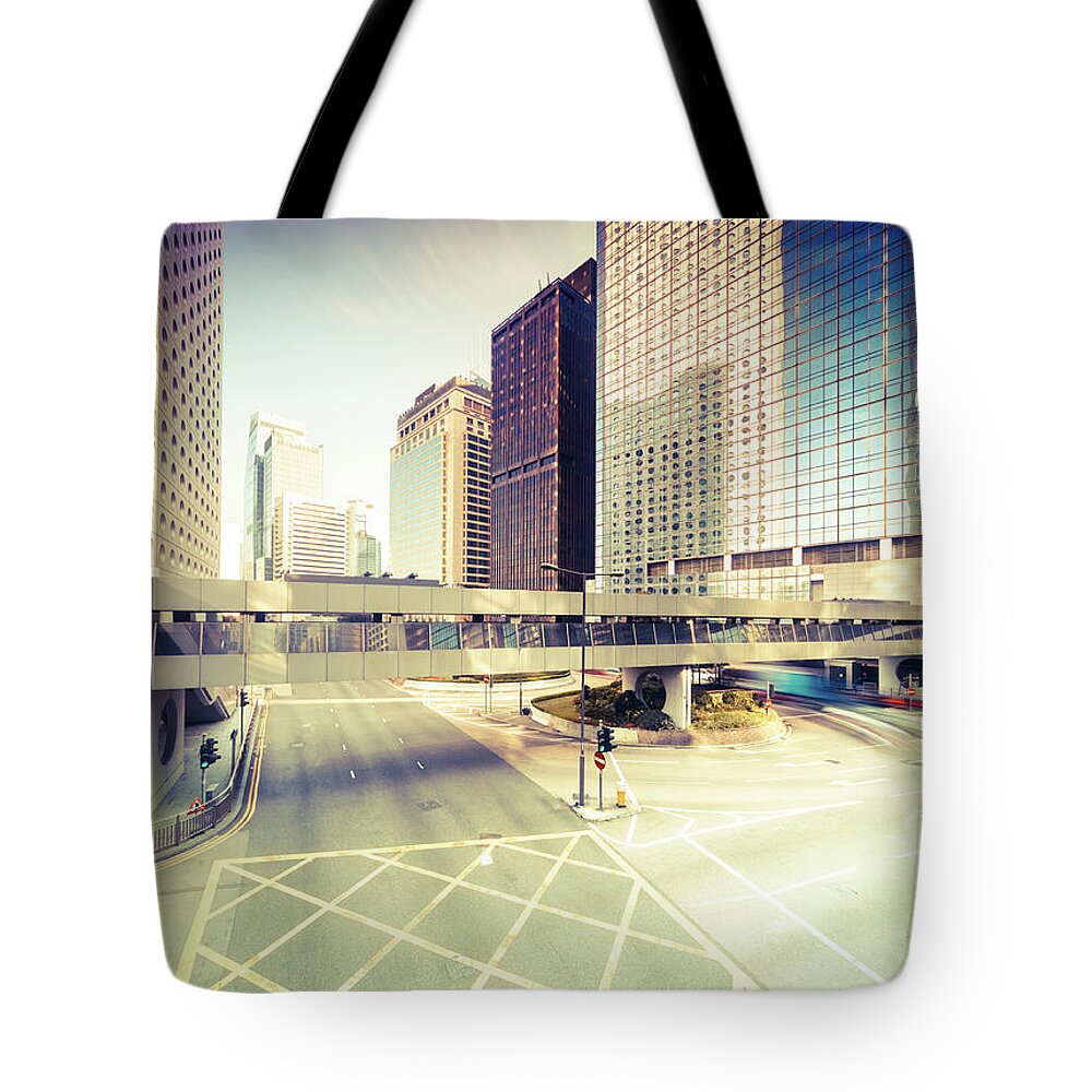 Chinese Culture Tote Bag featuring the photograph Hong Kong by Laoshi