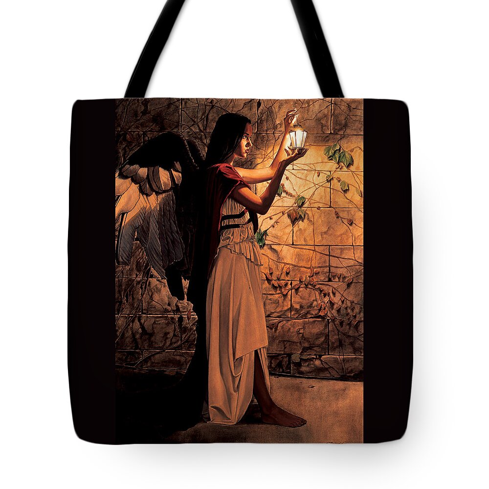 Whelan Art Tote Bag featuring the painting Hope by Patrick Whelan