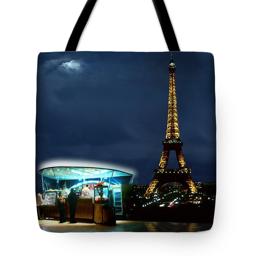 Paris Tote Bag featuring the photograph Hot Dog in Paris by Mike McGlothlen