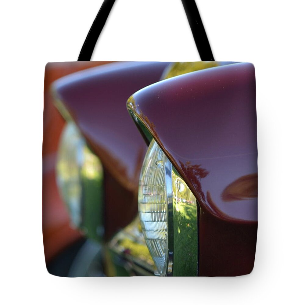 Red Tote Bag featuring the photograph Hr-36 by Dean Ferreira