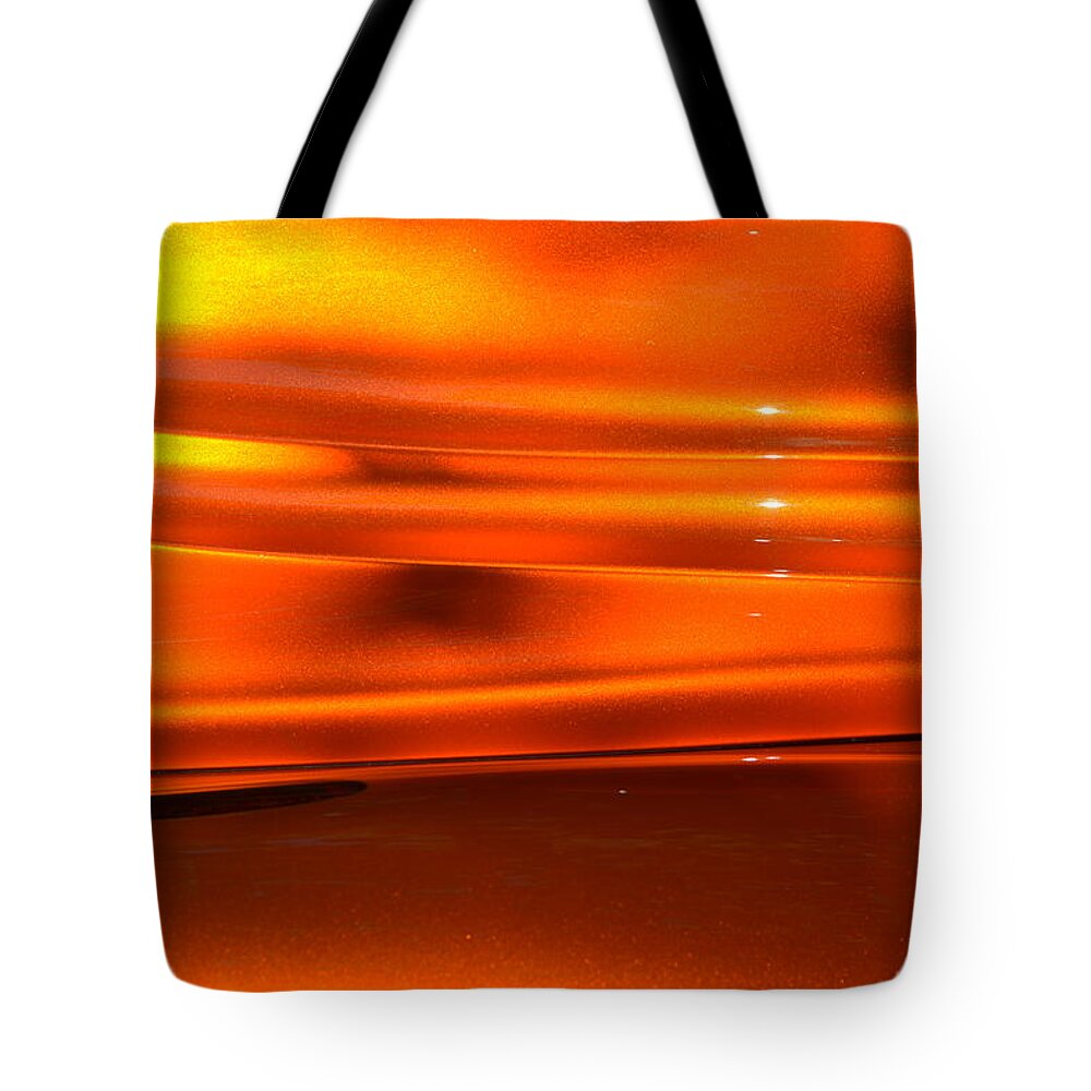 Orange Tote Bag featuring the photograph Hr150 by Dean Ferreira