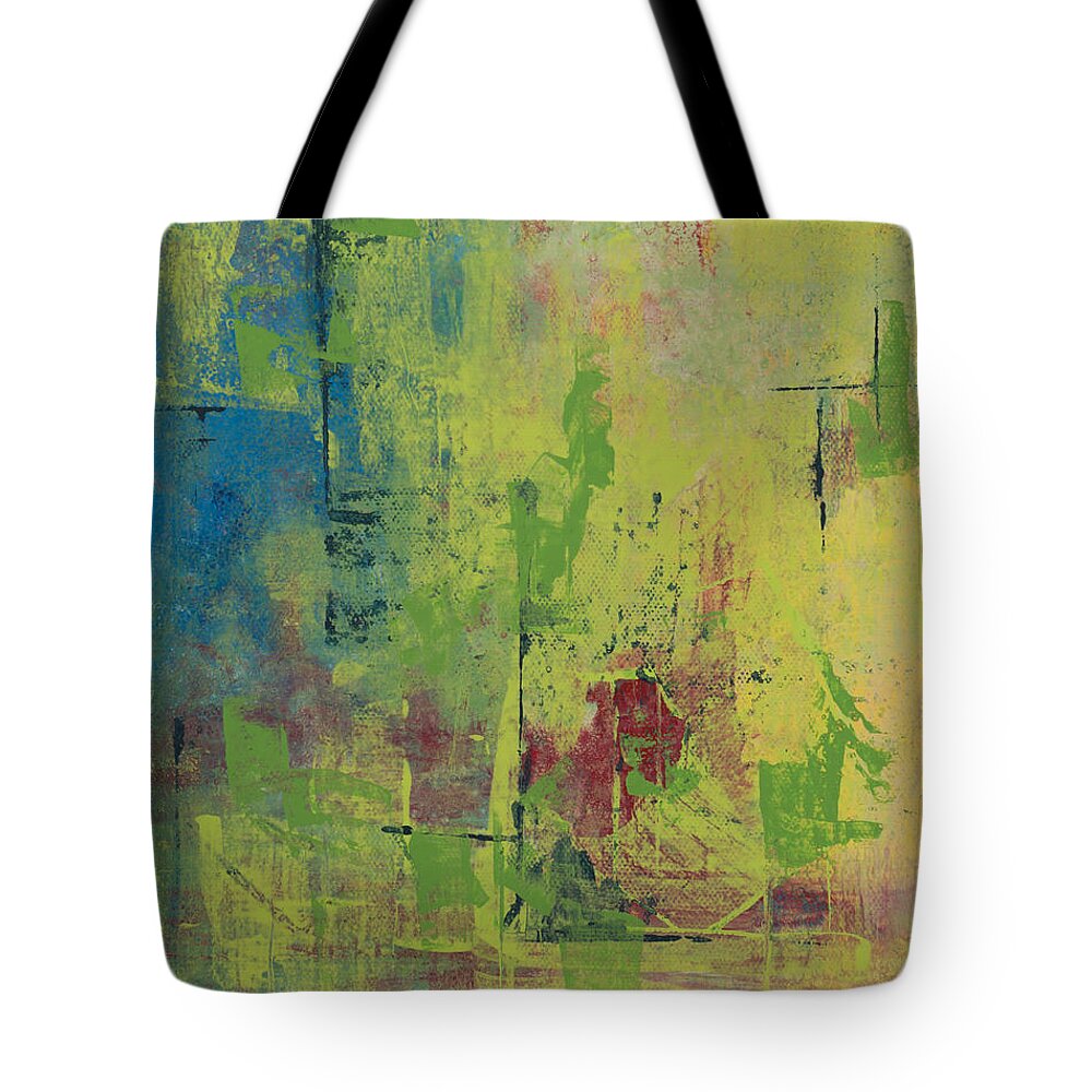 Painting Tote Bag featuring the painting Curious Yellow by Lee Beuther