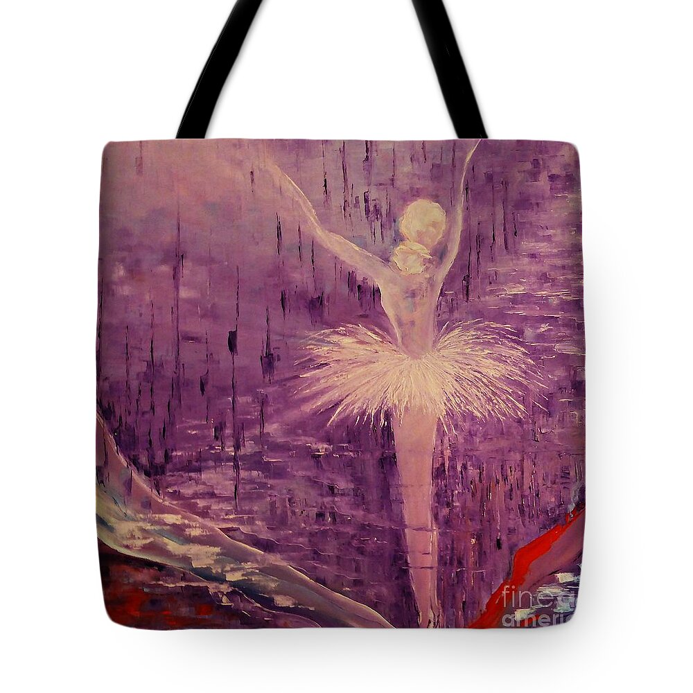 Dream Tote Bag featuring the painting I have a Dream by Amalia Suruceanu