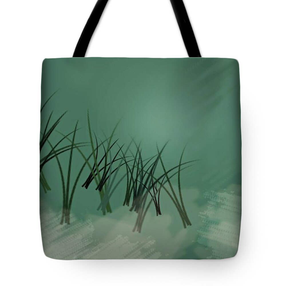 Digital Art Tote Bag featuring the photograph Deep Waters by Diana Angstadt