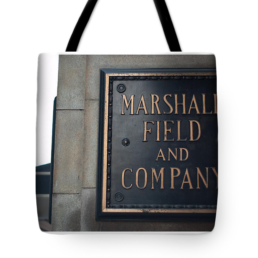 Marshal Fields Tote Bag featuring the photograph Iconic Chicago by Patrick Warneka