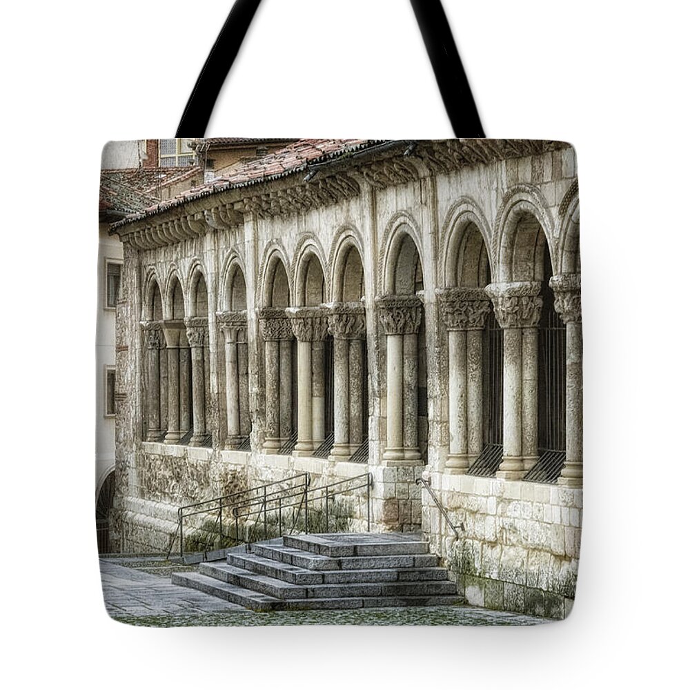 Ancient Tote Bag featuring the photograph Iglesia de San Millan by Joan Carroll