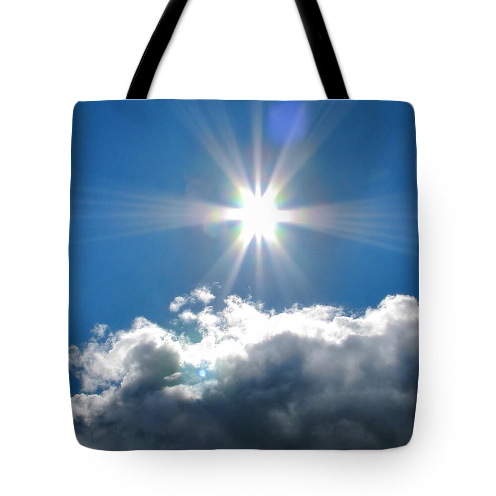 Skyscape Tote Bag featuring the photograph Illuminating Infinity by Rory Siegel