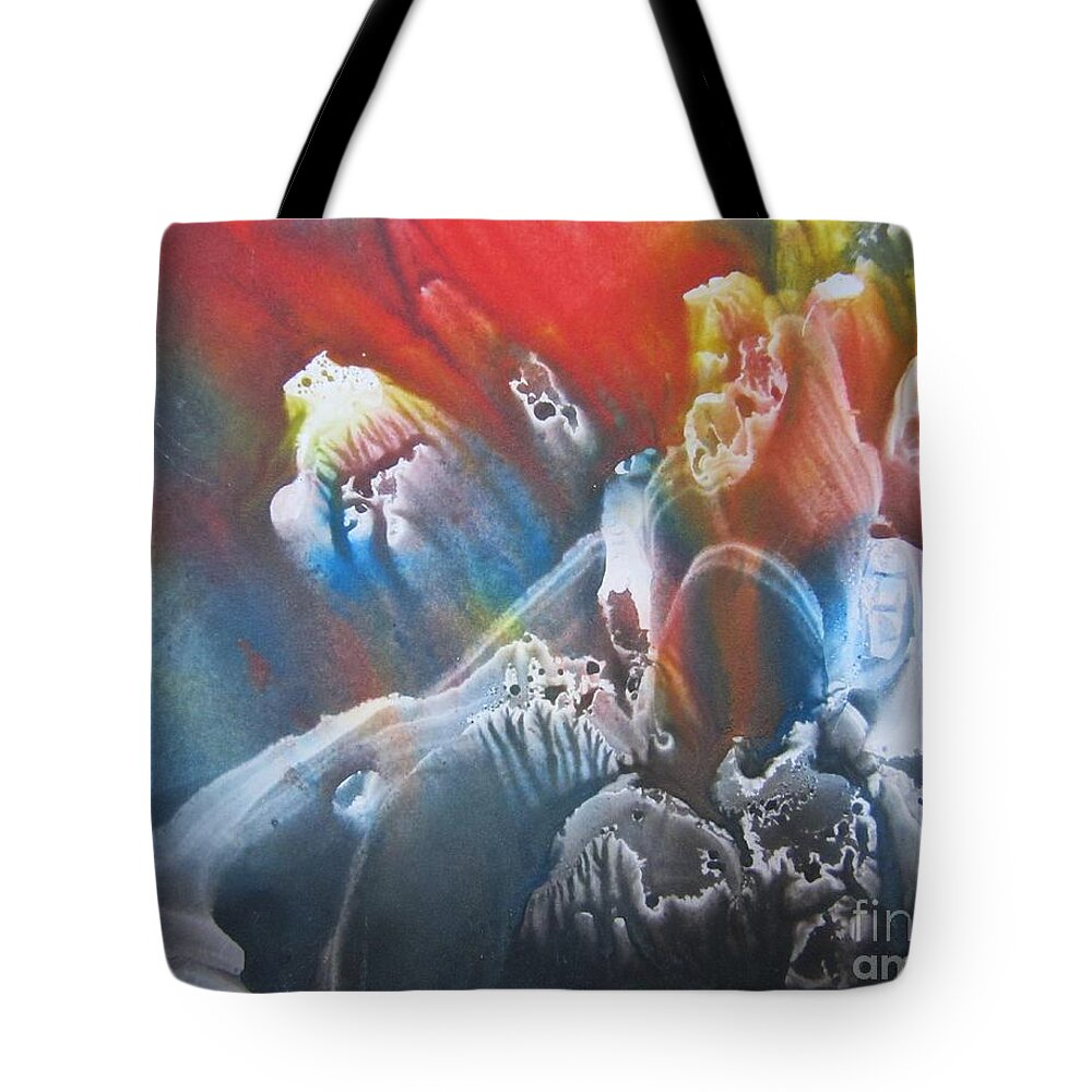 Imagination Tote Bag featuring the painting Imagination 1 by Vesna Martinjak