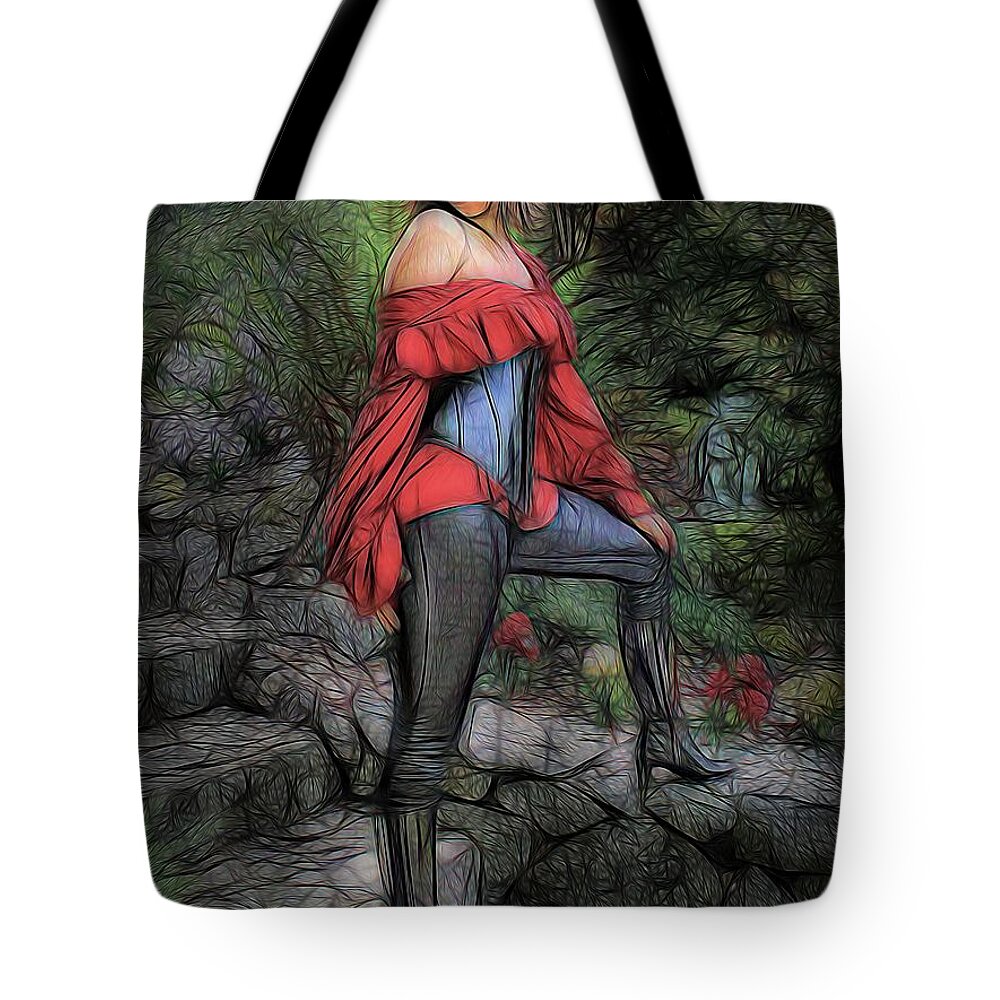 Swashbuckler Tote Bag featuring the photograph Impression of a Swashbuckler by Jon Volden