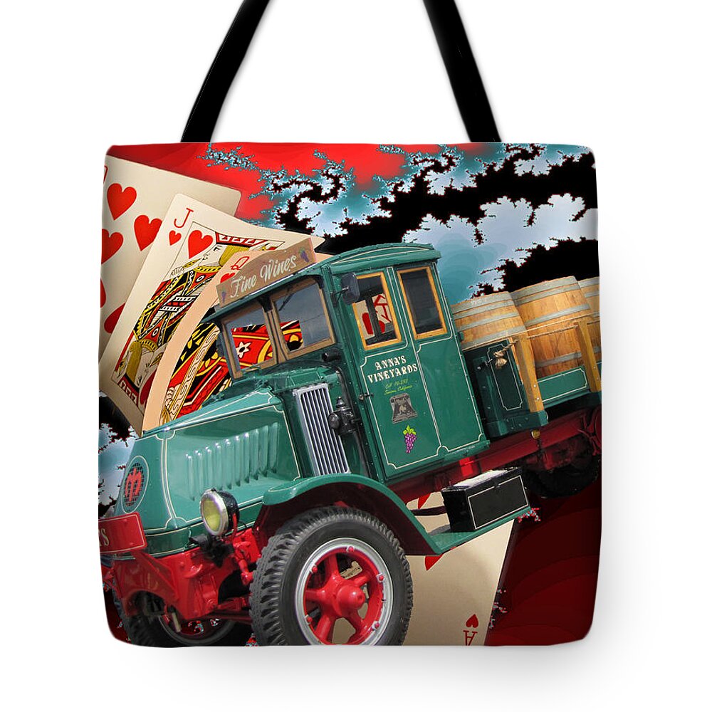 Vintage Tote Bag featuring the digital art In a Dream by Tristan Armstrong