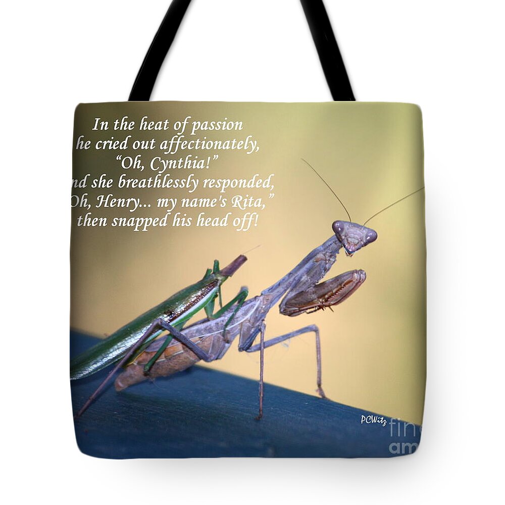 In The Heat Of Passion Tote Bag featuring the photograph In The Heat Of Passion by Patrick Witz