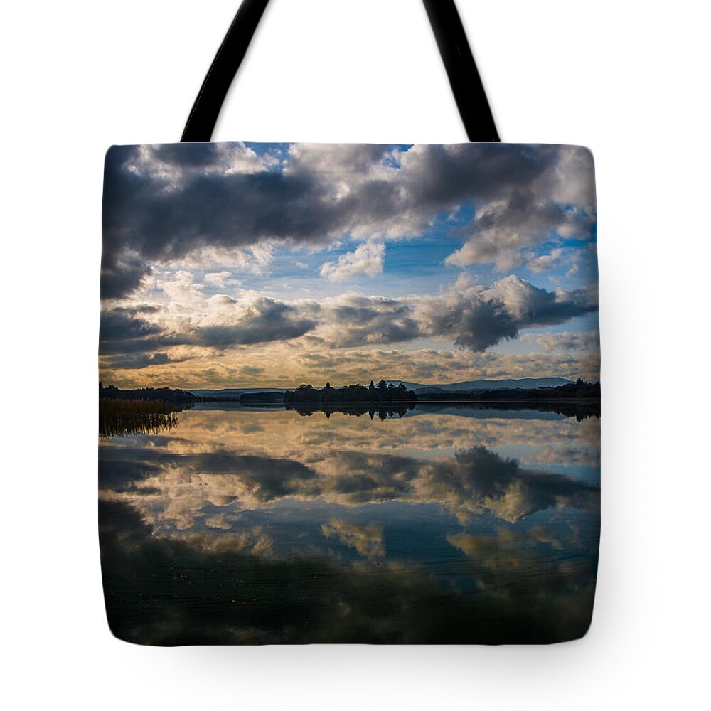 Inchmahome Tote Bag featuring the photograph Inchmahome Priory by Nigel R Bell