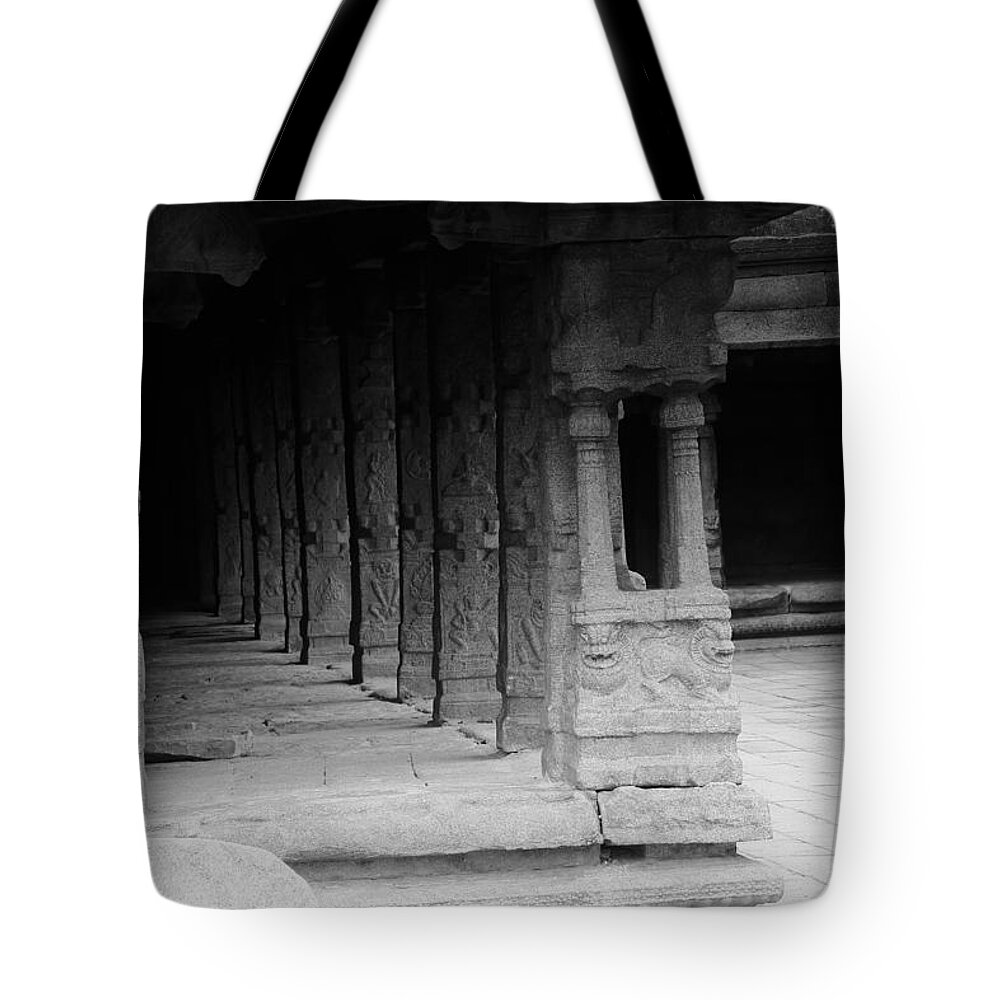 Indian Tote Bag featuring the photograph Indian Temple Architecture by Ramabhadran Thirupattur