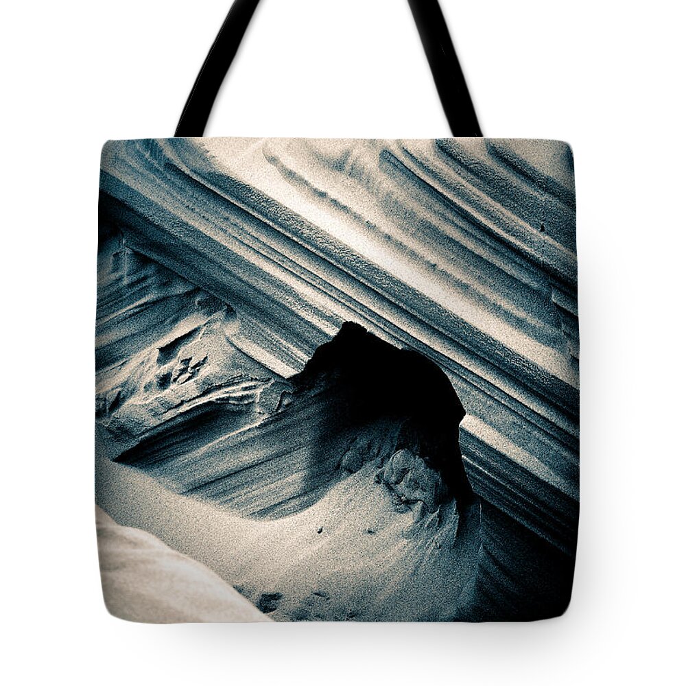 Adria Trail Tote Bag featuring the photograph Indigo Dunes by Adria Trail
