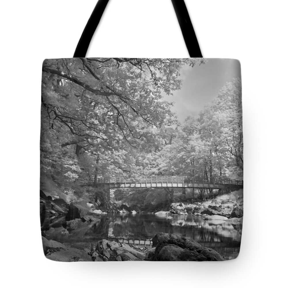 River Tote Bag featuring the photograph Infrared river by B Cash