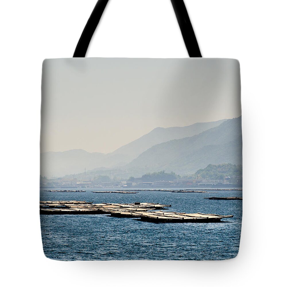 Japan Tote Bag featuring the photograph Inland Sea by Alex Snay