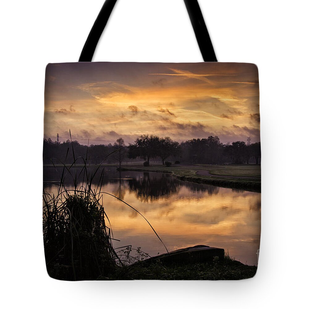 Florida Tote Bag featuring the photograph Innisbrook Sunrise by Timothy Hacker