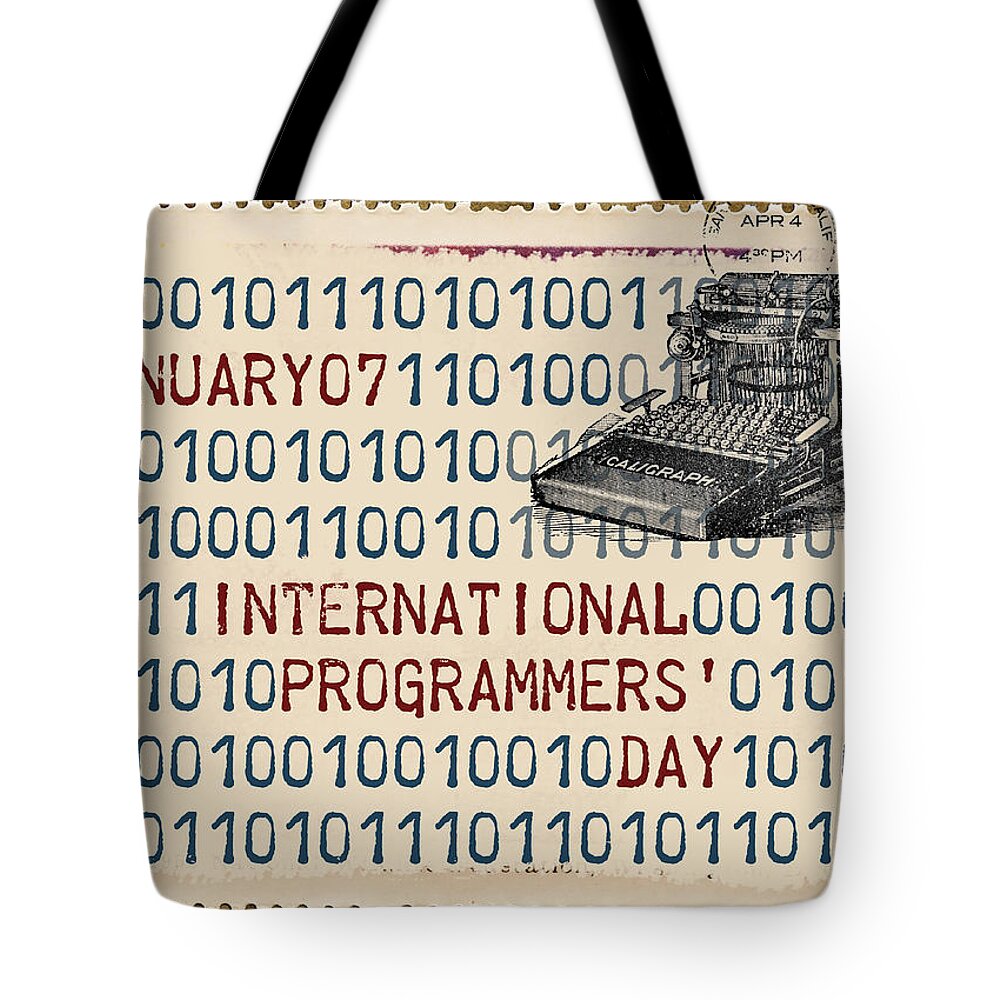 International Programmers' Day Tote Bag featuring the photograph International Programmers' Day January 7 by Carol Leigh
