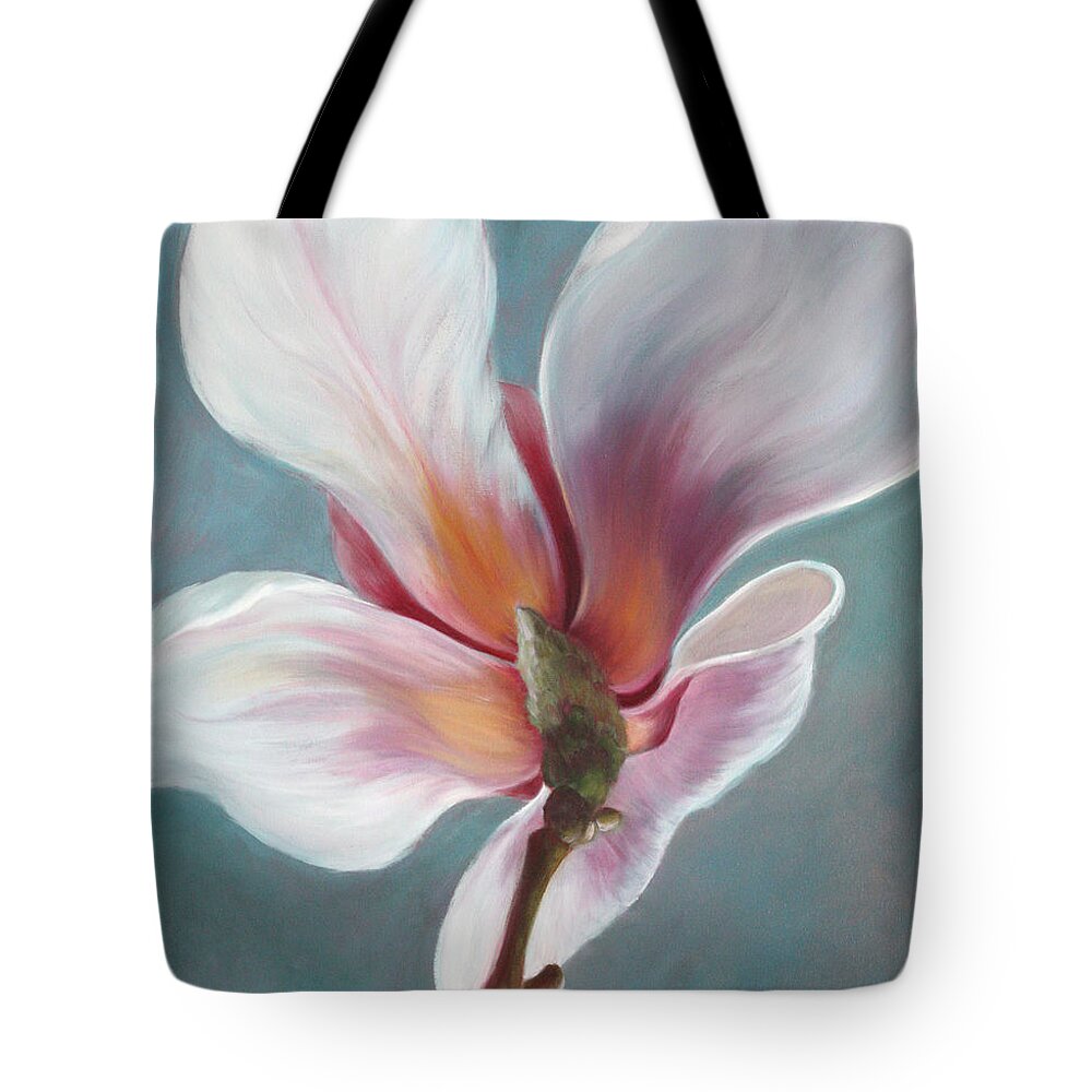 Magnolia Tote Bag featuring the painting Intimate Apparel by Sandi Whetzel