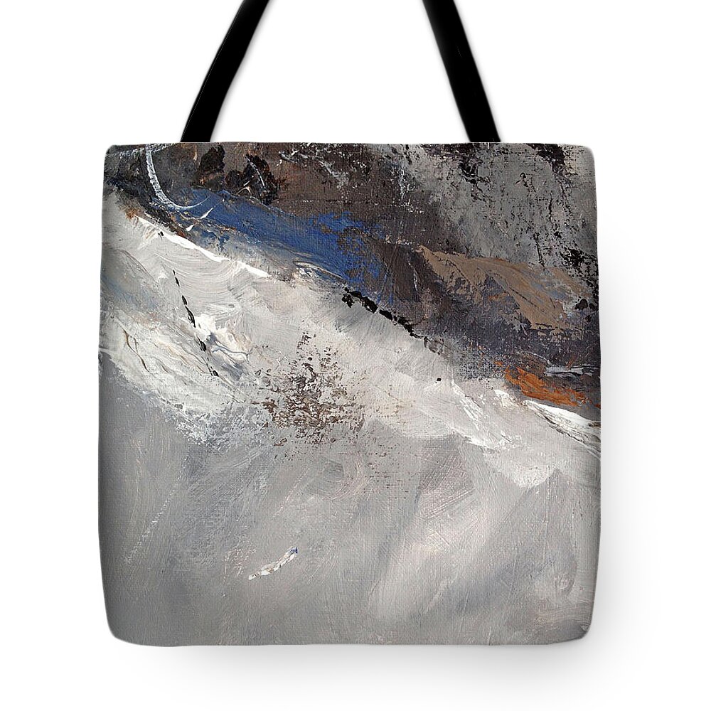 Abstract Tote Bag featuring the painting Invitation To The Thirsty by Ruth Palmer