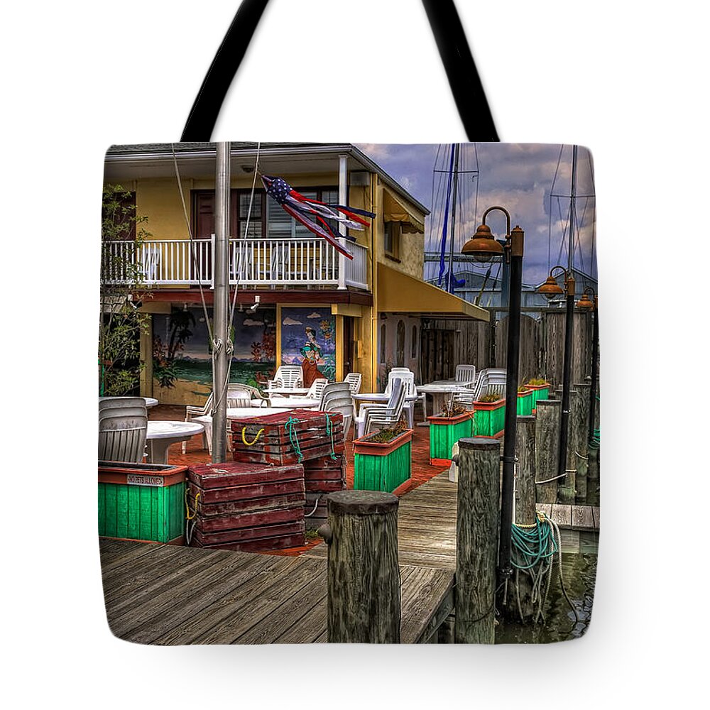 Bar Tote Bag featuring the photograph Is It Five O'Clock Yet by Lois Bryan