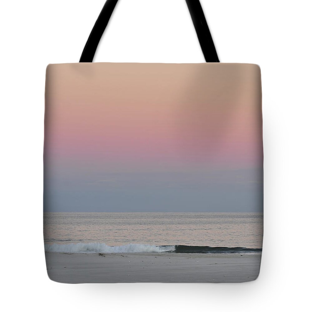 Beach Tote Bag featuring the photograph Island Beach State Park NJ at Dusk by Terry DeLuco