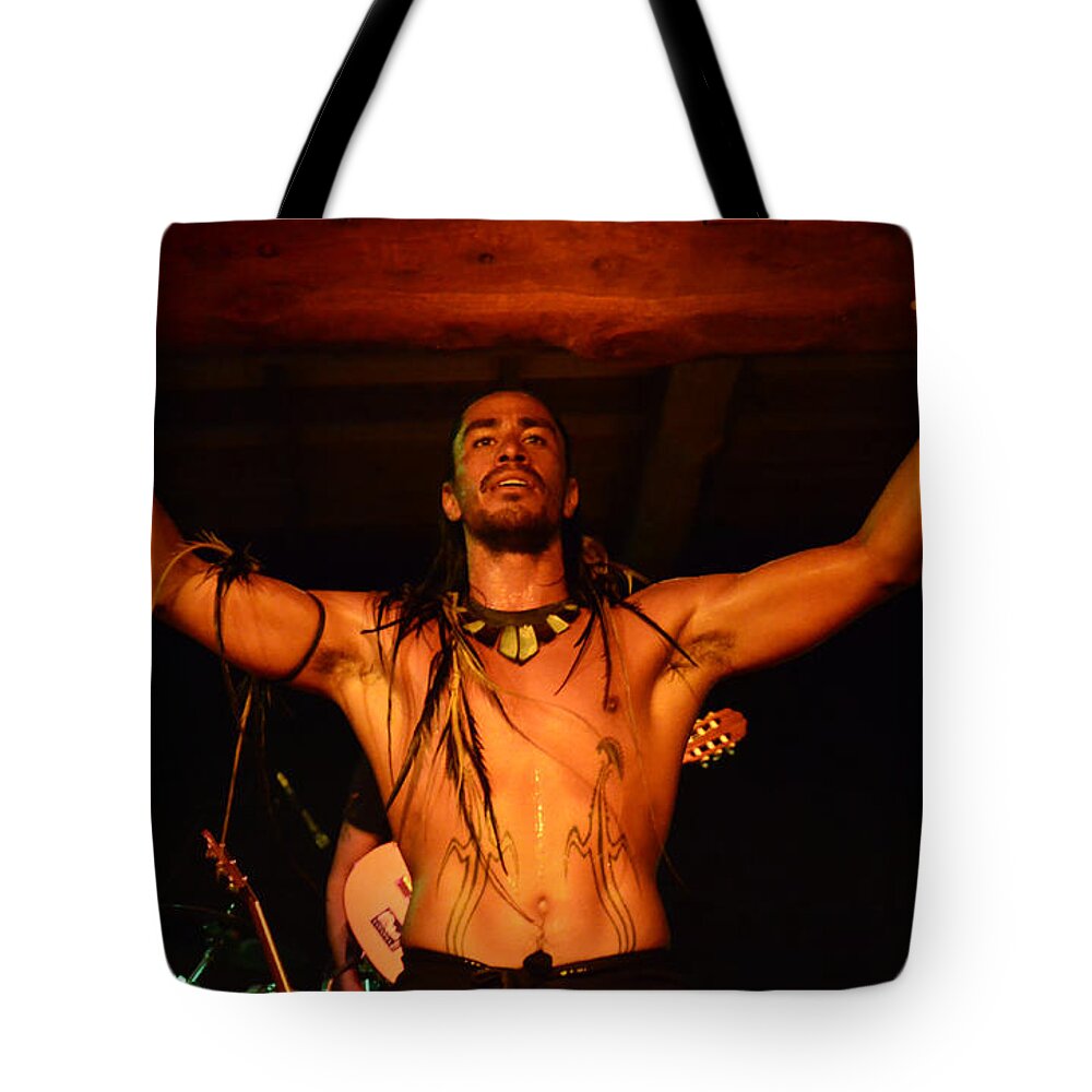 Easter Island Tote Bag featuring the photograph Art Of The Dance Rapa Nui 2 by Bob Christopher