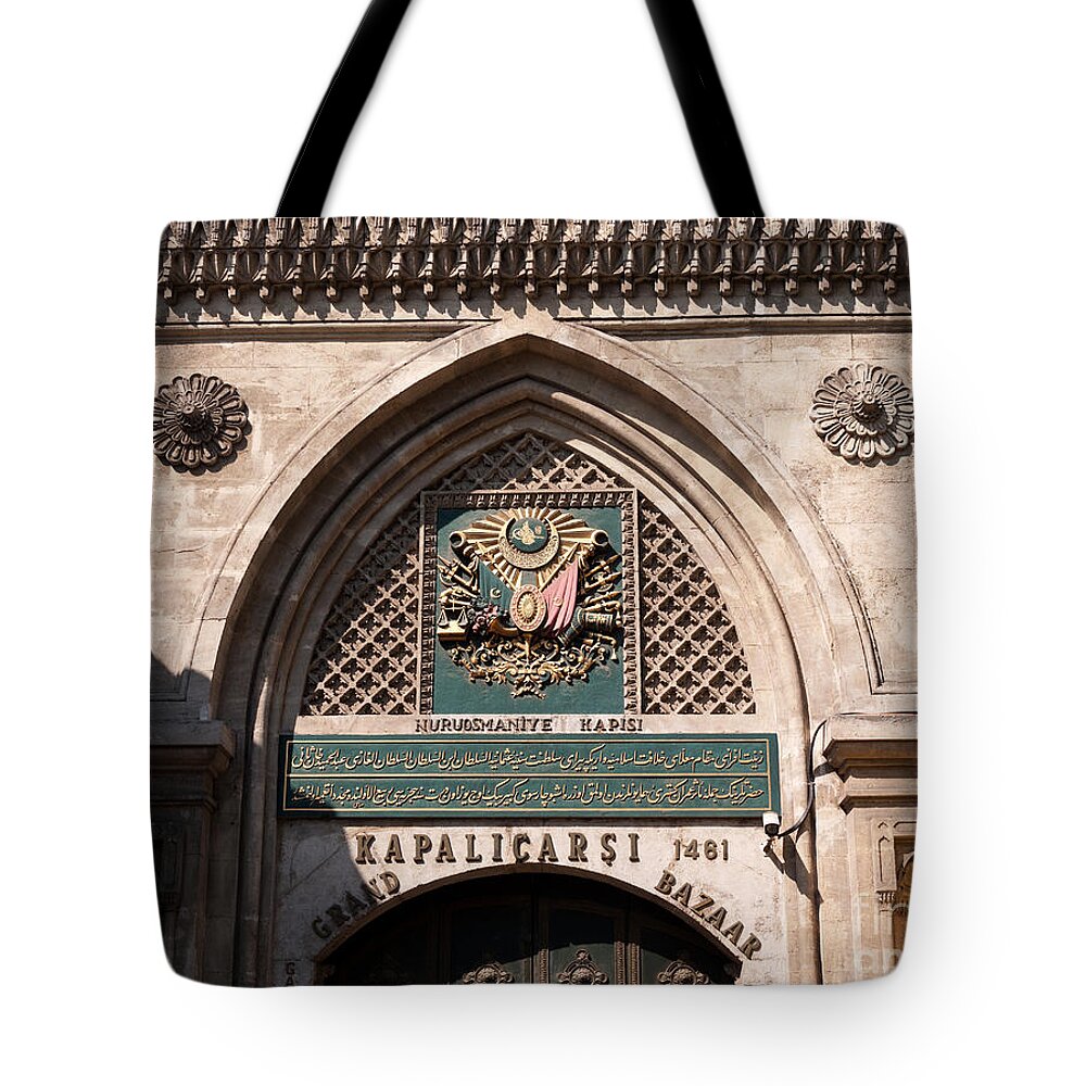 Istanbul Tote Bag featuring the photograph Istanbul Grand Bazaar 01 by Rick Piper Photography