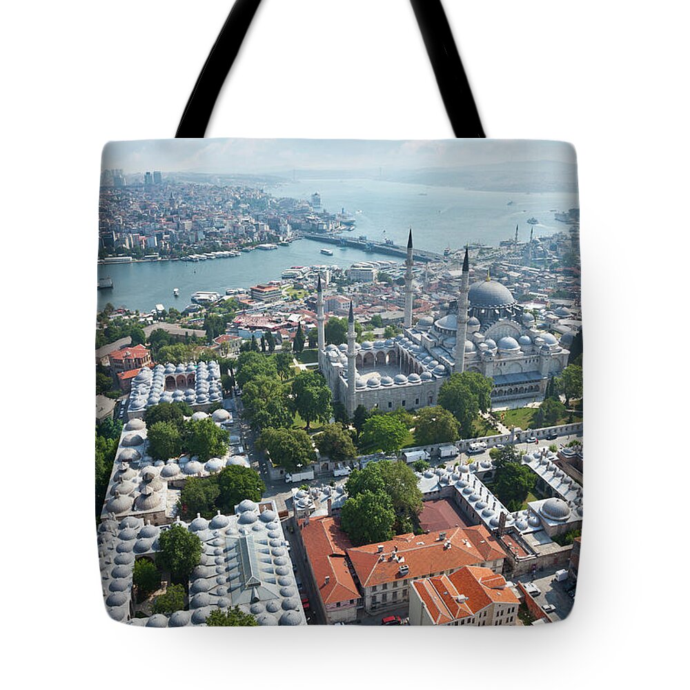 Istanbul Tote Bag featuring the photograph Istanbul by Ugurhan Betin