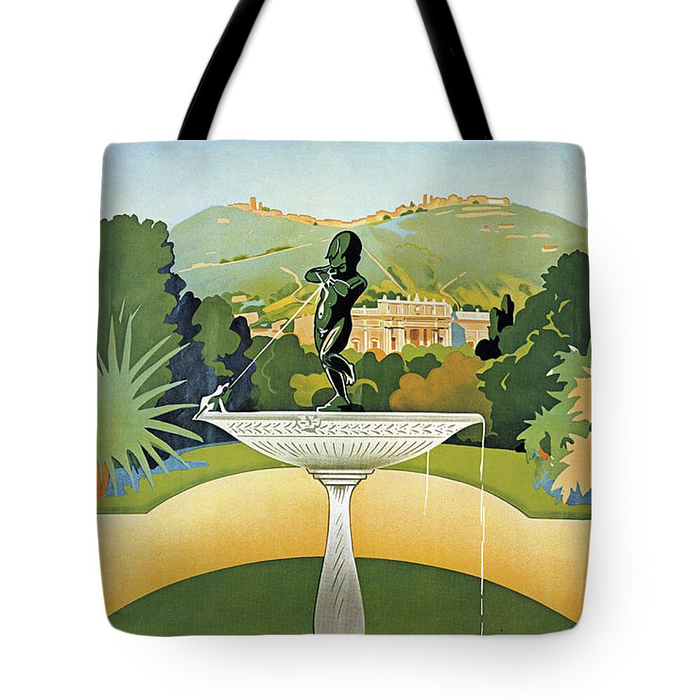 1925 Tote Bag featuring the painting Italian Travel Poster, 1925 by Granger