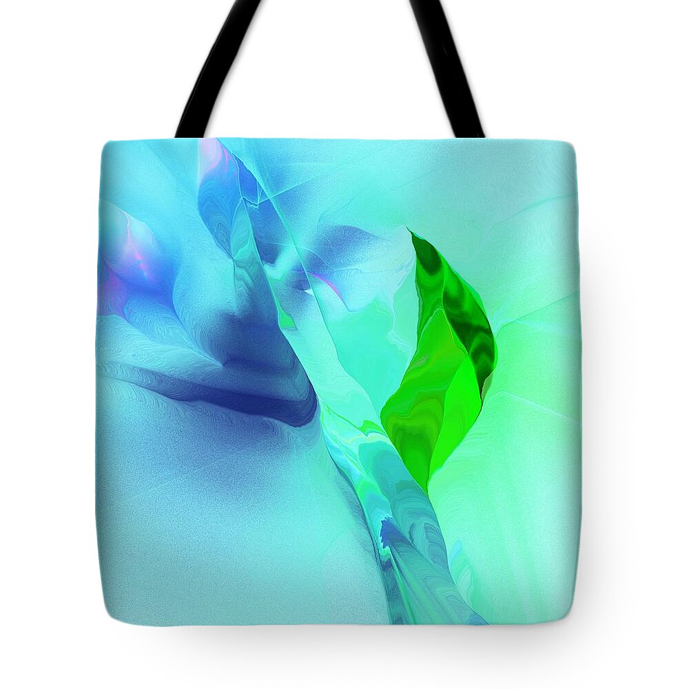 Fine Art Tote Bag featuring the digital art It's A Mystery by David Lane