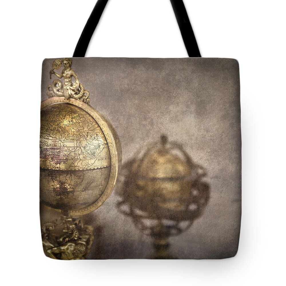 Globe Tote Bag featuring the photograph Its A Small World by Heather Applegate