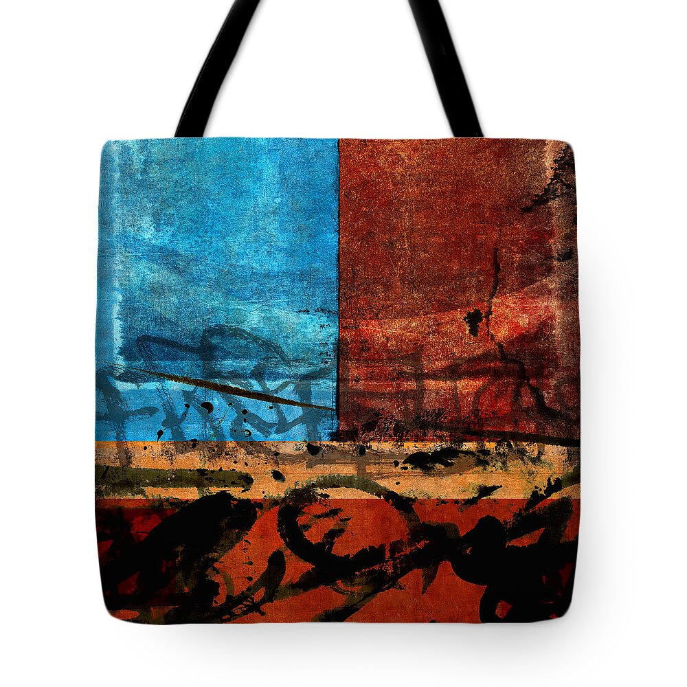 Abstract Tote Bag featuring the photograph It's All Been Said Before by Carol Leigh