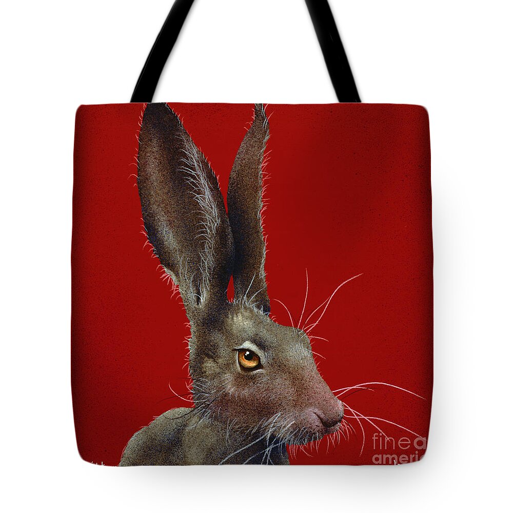 Will Bullas Tote Bag featuring the painting Jack straight up... by Will Bullas